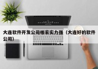 大连软件开发公司哪家实力强（大连好的软件公司）