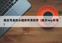 商丘专业的小程序开发软件（商丘app开发）