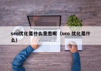 seo优化是什么意思呢（seo 优化是什么）