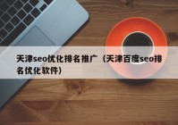 天津seo优化排名推广（天津百度seo排名优化软件）