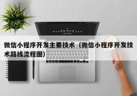 微信小程序开发主要技术（微信小程序开发技术路线流程图）