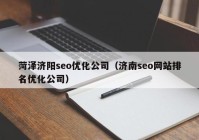 菏泽济阳seo优化公司（济南seo网站排名优化公司）