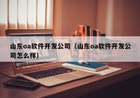 山东oa软件开发公司（山东oa软件开发公司怎么样）