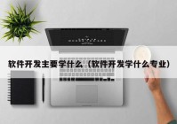 软件开发主要学什么（软件开发学什么专业）